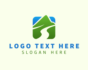 Slope - Travel Mountain Valley logo design
