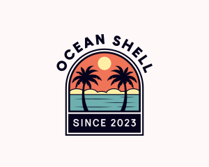 Summer Island Beach logo design