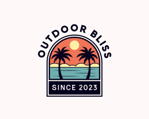 Summer Island Beach logo design