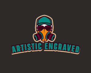 Graffiti Artist Mask logo design