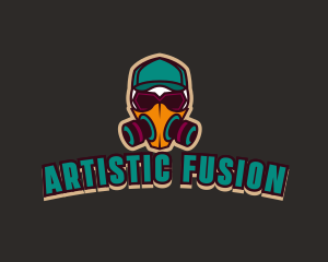 Graffiti Artist Mask logo design