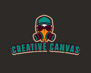 Graffiti Artist Mask logo design