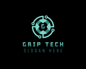 Digital Cyber Technology logo design