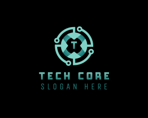 Digital Cyber Technology logo design