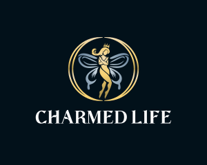 Elegant Queen Fairy logo