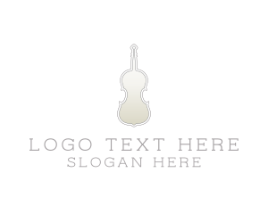 Music Violin Orchestra Logo