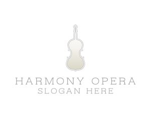 Music Violin Orchestra logo design