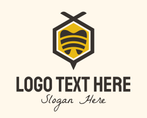 Tooth Hexagon Bee logo