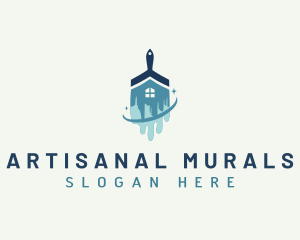 Paint Home Renovation logo design