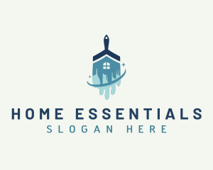 Paint Home Renovation logo design