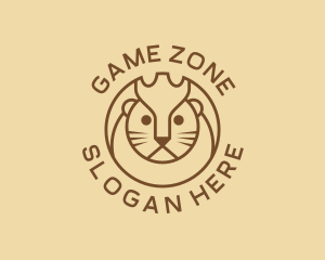 Lion Animal Zoo Logo