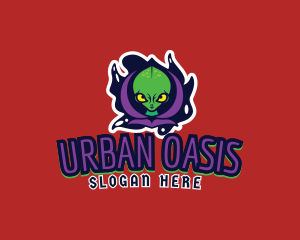 Urban Alien Hoodie logo design