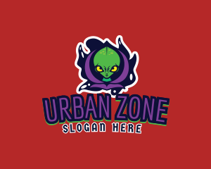 Urban Alien Hoodie logo design