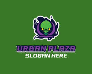 Urban Alien Hoodie logo design