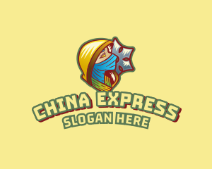 Asian Ninja Gaming logo design