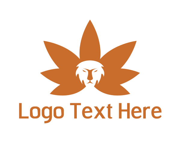 Brown Leaf logo example 4