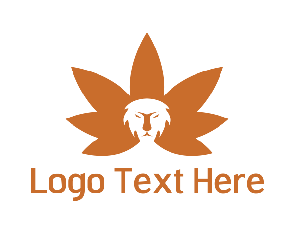 Brown Leaf logo example 3