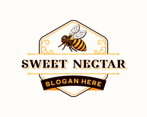 Honey Bee Apiary logo design