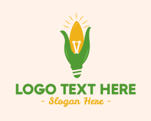 Corn Light Bulb logo