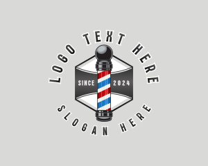 Barbershop Salon Grooming logo