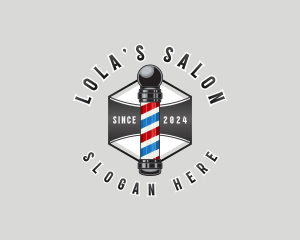 Barbershop Salon Grooming logo design