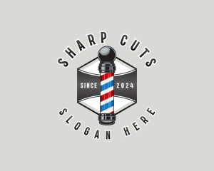 Barbershop Salon Grooming logo design