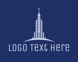 Office - Blue Office Tower logo design