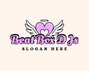 Angelic Heart Wings Logo