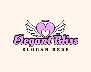Angelic Heart Wings Logo