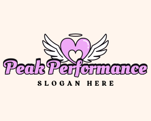 Angelic Heart Wings Logo