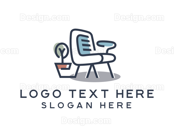 Modern Office Chair Logo