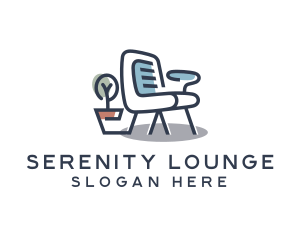 Modern Office Chair logo design