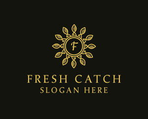 Sun Fish Restaurant  logo design