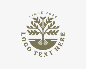 Sustainable Tree Planting Logo