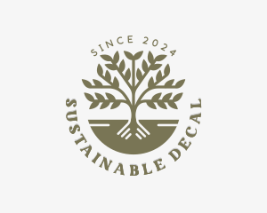 Sustainable Tree Planting logo design