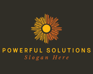 Summer Solar Sun logo design