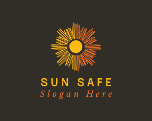 Summer Solar Sun logo design