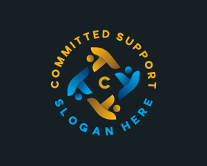 People Support Community logo design