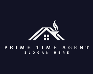 House Chimney Roof logo design