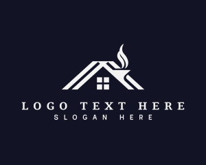 Agent - House Chimney Roof logo design