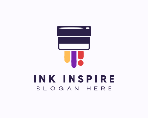 Ink Paint Printing logo design