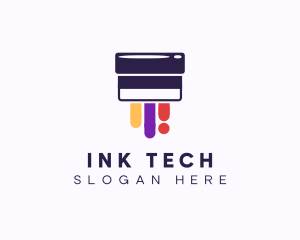 Ink Paint Printing logo design