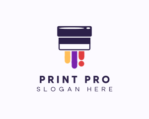 Ink Paint Printing logo design