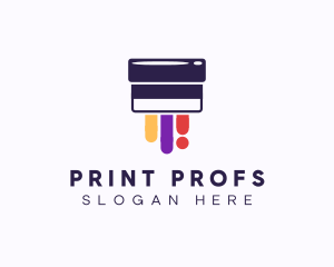 Ink Paint Printing logo design