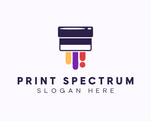 Ink Paint Printing logo design