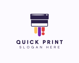 Ink Paint Printing logo design