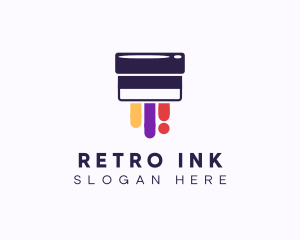 Ink Paint Printing logo design