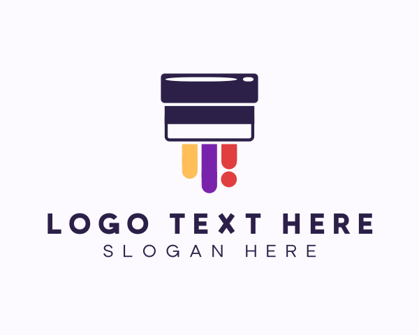 Letterpress logo example 1