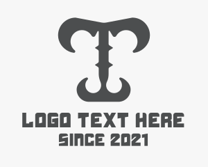 Steel Blade Letter I logo
