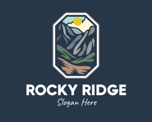 Outdoor Stained Glass Mountain logo